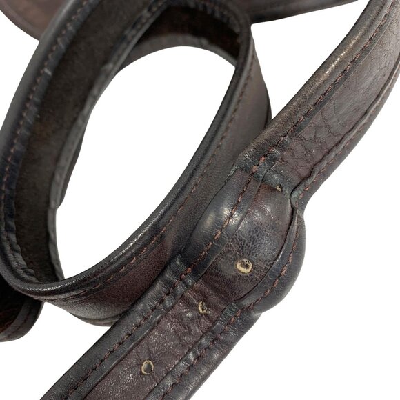 Vintage Coach NYC Classic Shoulder Bag 9170 Mocha Brown Pre 94 + Hang Tag Charm - Picture 13 of 14